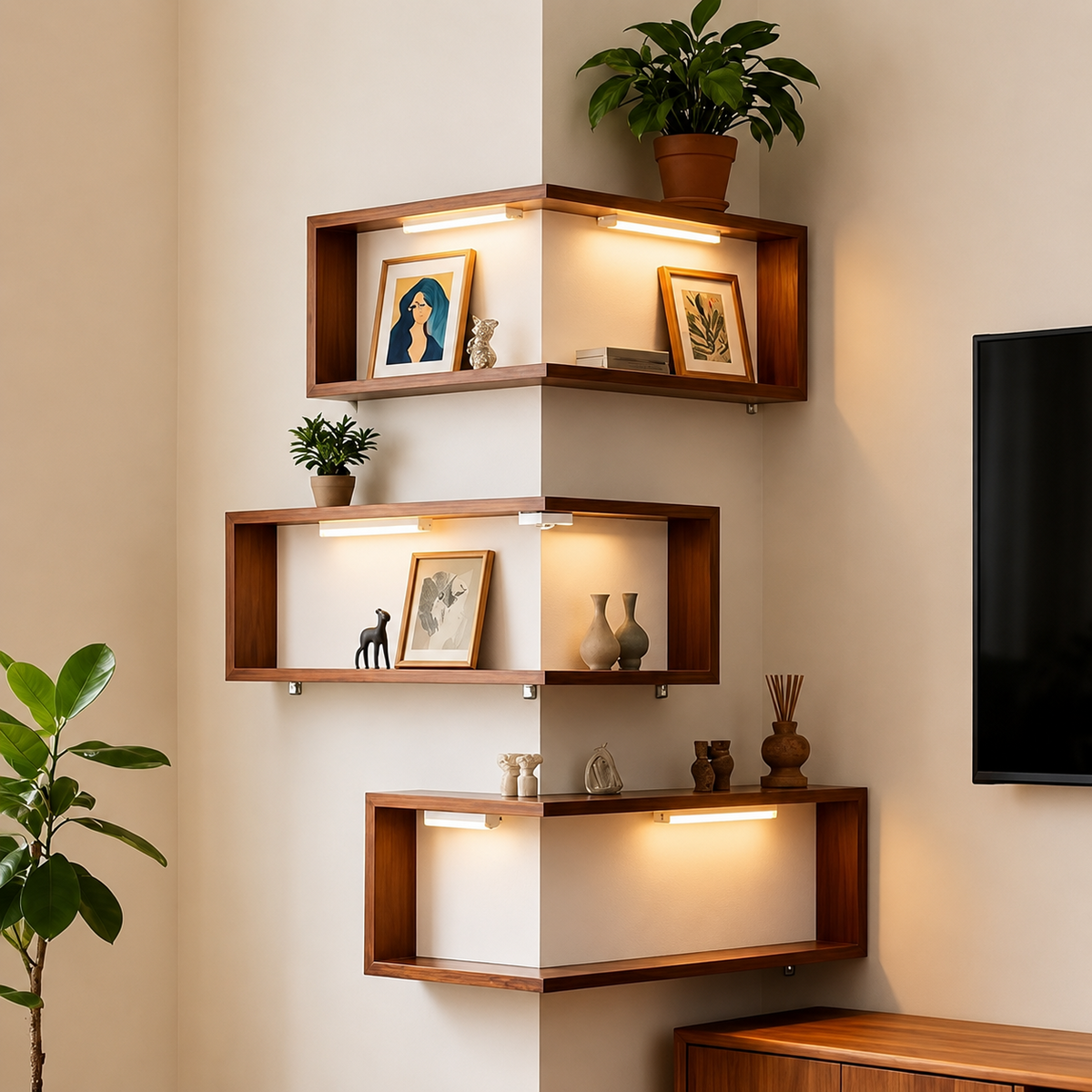 Corner Storage Shelf
