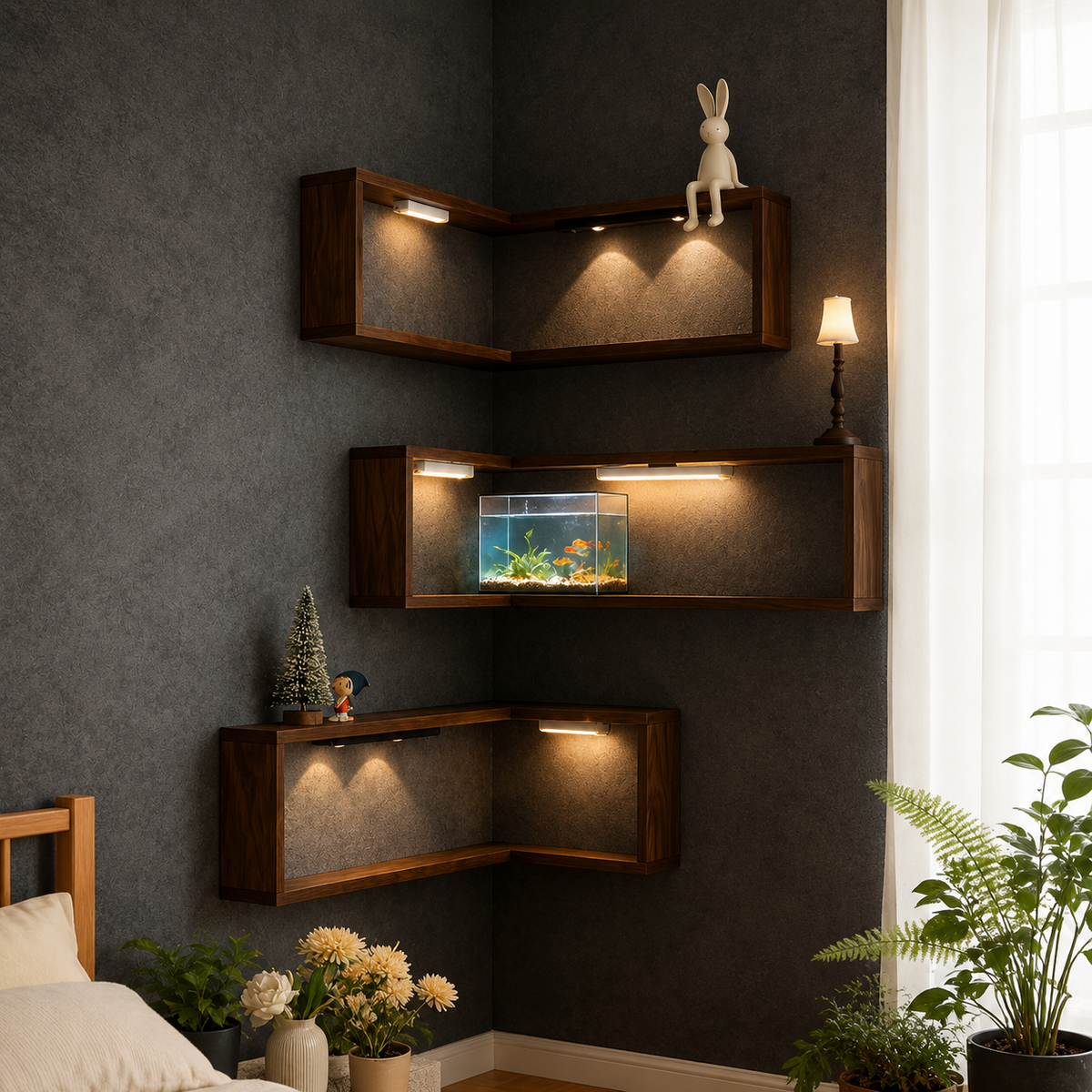 Corner Storage Shelf